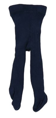 Tmavomodré žebrované punčocháče George