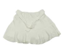 Bílá sukně s všitými kraťasy a páskem