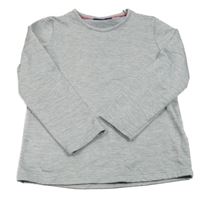 Šedé melírované sportovní triko Lupilu