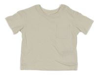 Světlebéžové tričko s kapsou M&S