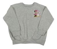 Šedá melírovaná mikina s Minnnie a Daisy George