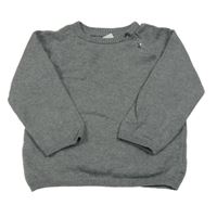 Tmavošedý lehký svetr H&M