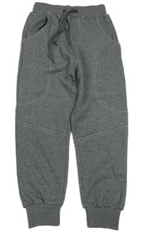 Tmavošedé melírované tepláky 