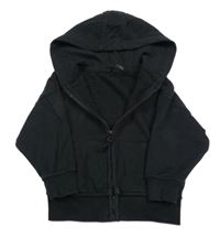 Černá propínací mikina s kapucí George