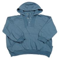 Modrá mikina s kapucí George