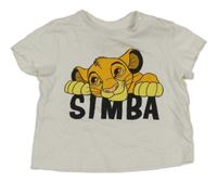Bílé tričko se Simbou Disney