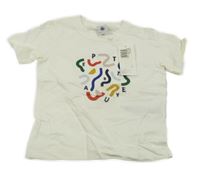 Nové - bílé tričko s potiskem 