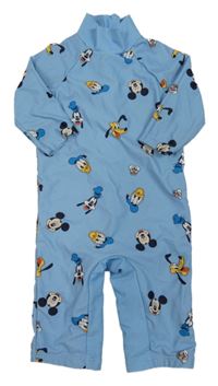 Modrý UV overal s Mickeym a kamarády Primark
