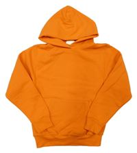 Oranžová mikina s kapucí 