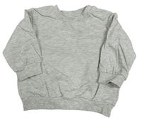 Šedá melírovaná mikina H&M