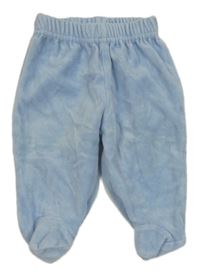 Světlemodré sametové polodupky