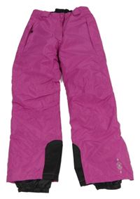 Fialové šusťákové funkční oteplovačky Crivit