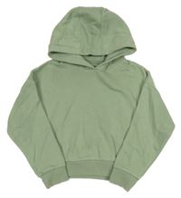 Zelená crop mikina s kapucí F&F