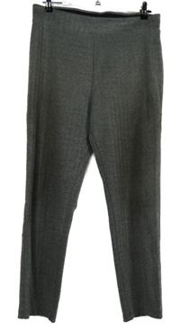 Dámské tmavošedé vzorované kalhoty M&S