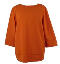 Dámská cihlově červená halenka M&S