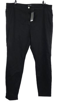 Nové - Dámské černé skinny elastické rifle Papaya vel. 56