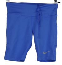 Dámské fialové sportovní elastické funkční kraťasy s logem Nike 