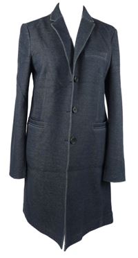 Dámský tmavomodrý teplákový kabát Opus 