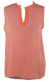 Dámská růžovo-bílá vzorovaná halenka Amisu 