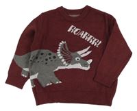 Mahagonový svetr s dinem Nutmeg