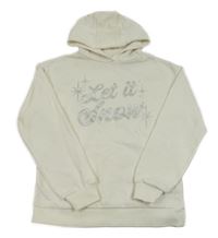 Bílá mikina s nápisem a kapucí Primark