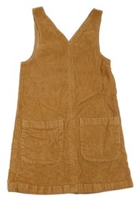 Hnědé manšestrové šaty George