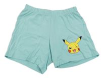Světlemodré kraťasy s Pikachu 
