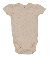 Světlerůžové body s puntíky H&M