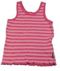 Růžovo-barevné pruhované tílko JAKO-O