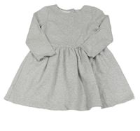 Šedo-bílé vzorované třpytivé šaty Primark