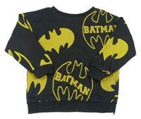 Černá mikina s logy Batmana George