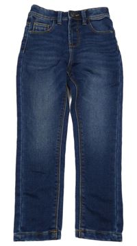 Tmavomodré teplákové skinny rifle George