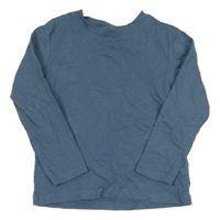 Modrošedé triko H&M