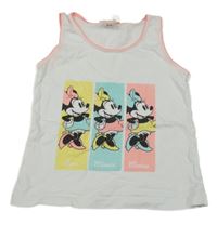 Bílá košilka s Minnie Disney