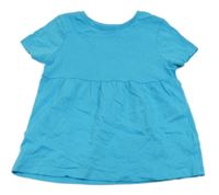 Tyrkysová peplum tunika F&F