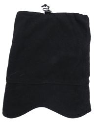 Černý fleecový nákrčník