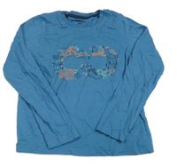 Modré triko s potiskem Pepperts!