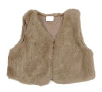 Starorůžová kožešinová podšitá vesta Next 