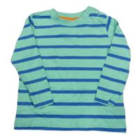 Mátovo-modré pruhované triko Dunnes