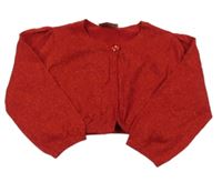 Červené svetrové třpytivé bolerko zn Next