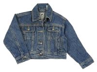 Modrá riflová crop bunda C&A