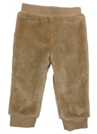 Béžové plyšové tepláky Matalan 