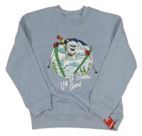 Nové - Modrošedá mikina s Yettim Dunnes