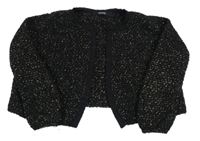 Černo-zlaté svetrové bolerko George 