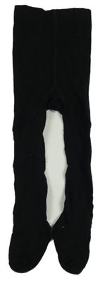 Černé vzorované punčocháče H&M