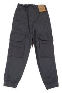Nové - Tmavošedé cargo cuff rifle Dunnes