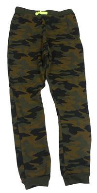 Army-tmavokhaki tepláky Y.F.K.