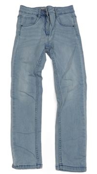 Světlemodré skinny teplákové rifle Denim Forever