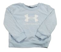 Světlemodrá funkční mikina s logem UNDER ARMOUR