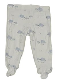 Bílé polodupky se sloníky F&F